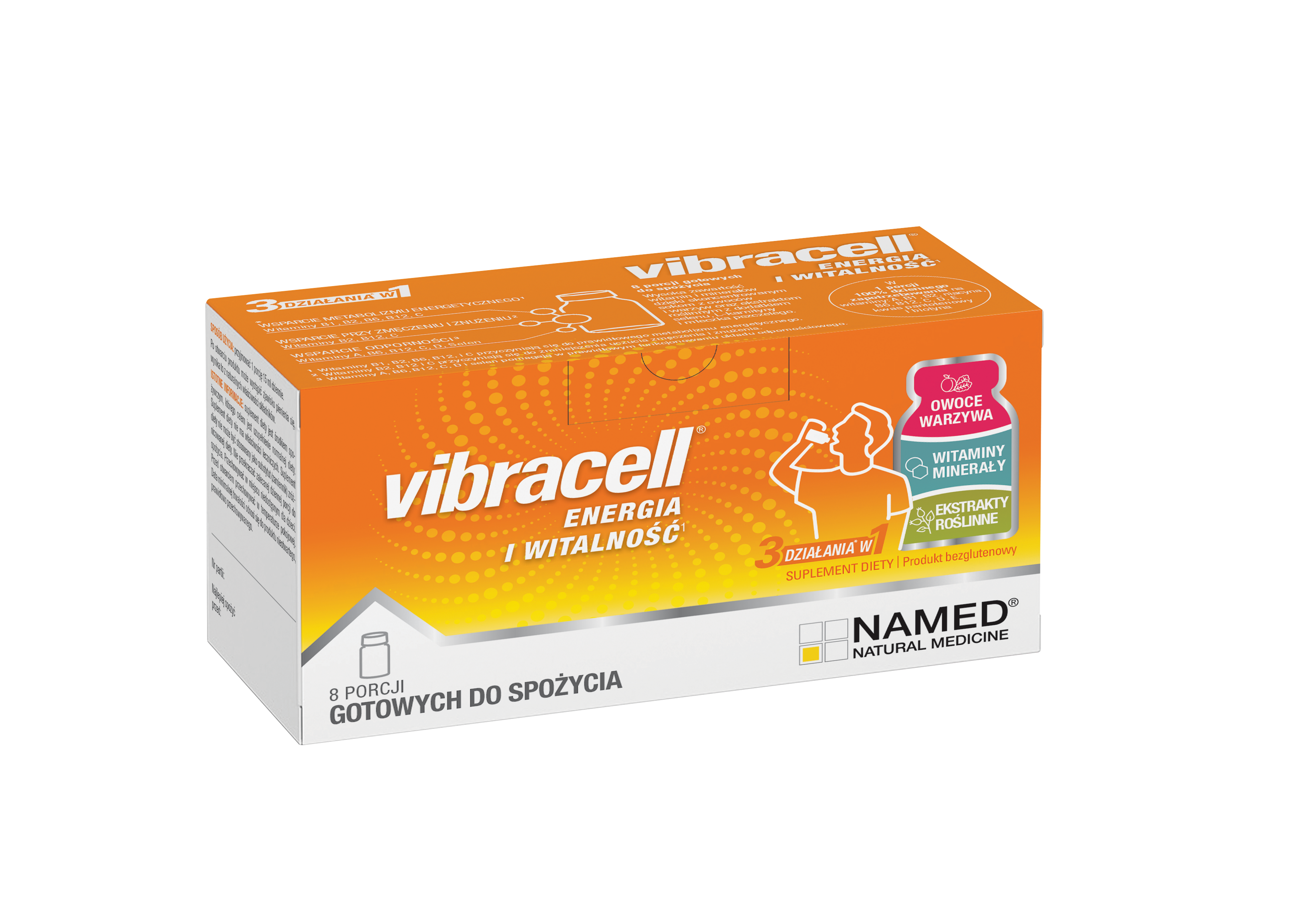 Vibracell 8×15 ml – multiwitaminowy suplement diety